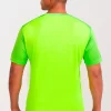 Camiseta Running Manga Corta Hombre Edel Verde Fl Or E