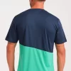 Camiseta Manga Corta Ikon Azul Navy Verde Mint E