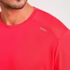 Camiseta Manga Corta Plain Neon Red D