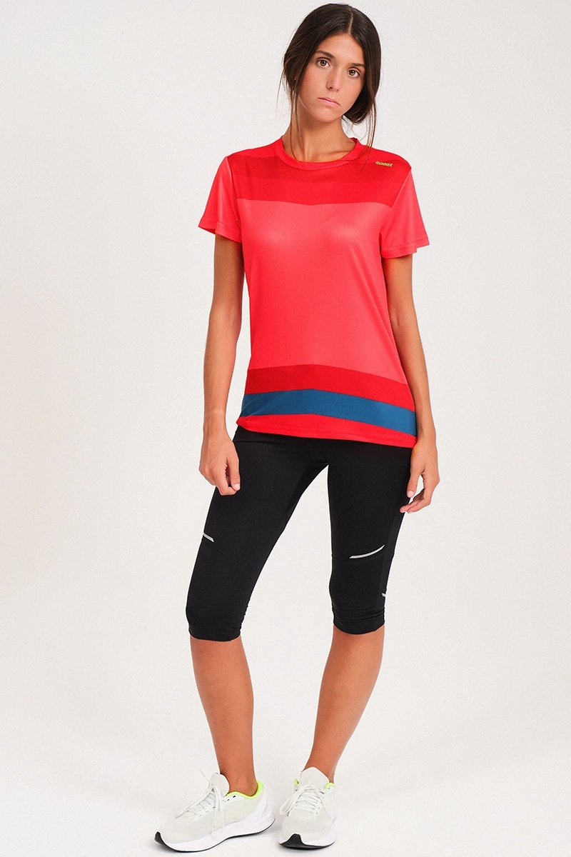 Camiseta Manga Corta Try Rojo Ne N Mujer P