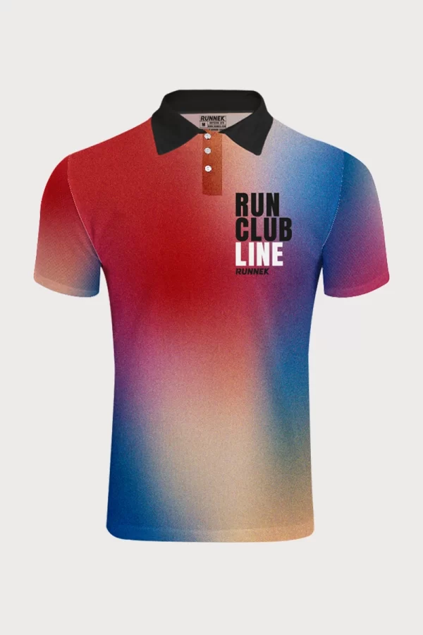 Runnek Men's Short Sleeve Button-Down Running Polo